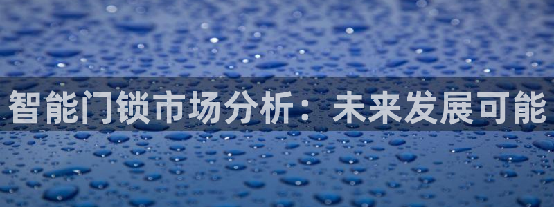 jdb电子超能：智能门锁市场分析：未来发展可能