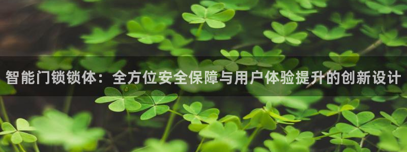 jdb电子平台控制：智能门锁锁体：全方位安全保障与用户体验提