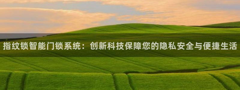 jdb台湾黑熊技巧：指纹锁智能门锁系统：创新科技保障您的隐私