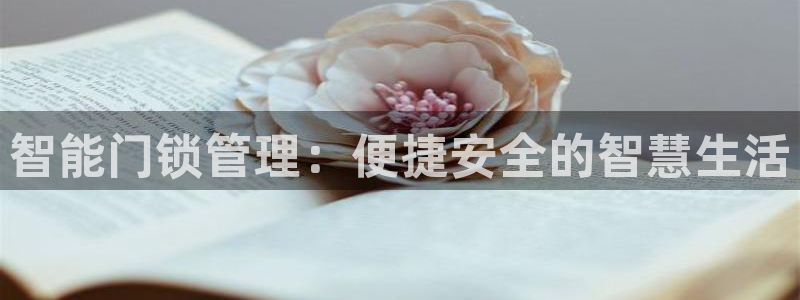 jdb采矿宝贝爆分：智能门锁管理：便捷安全的智慧生活