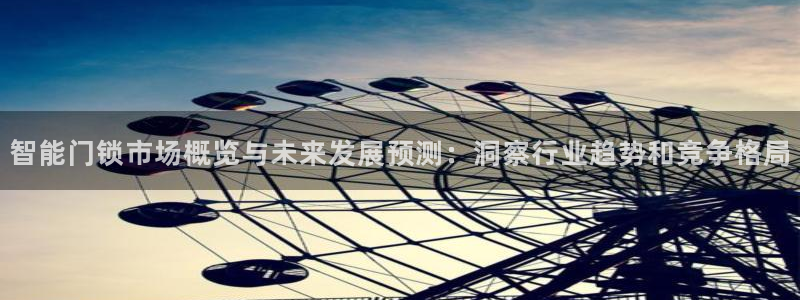 jdb试玩网页版：智能门锁市场概览与未来发展预测：洞察行业趋