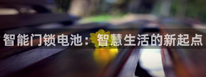 JDB游戏官方网站：智能门锁电池：智慧生活的新起点