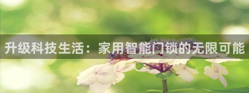 jdb电子试玩永久域名：升级科技生活：家用智能门锁的无限可能