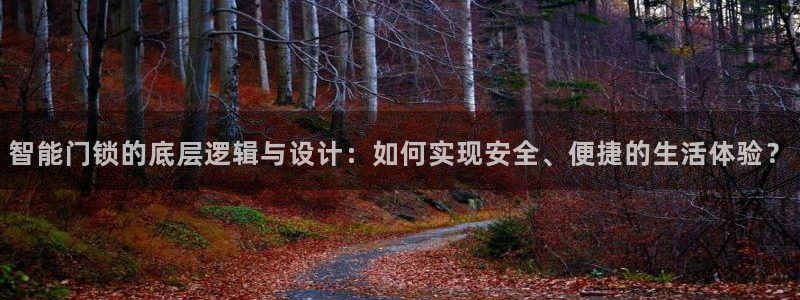 jdb夺宝在线游戏：智能门锁的底层逻辑与设计：如何实现安全、