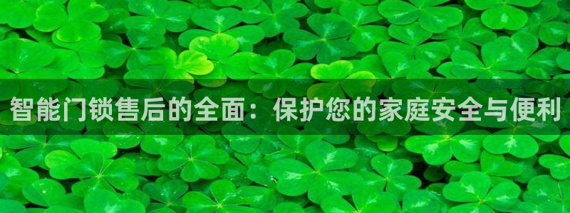 jdb电子平台规律：智能门锁售后的全面：保护您的家庭安全与便